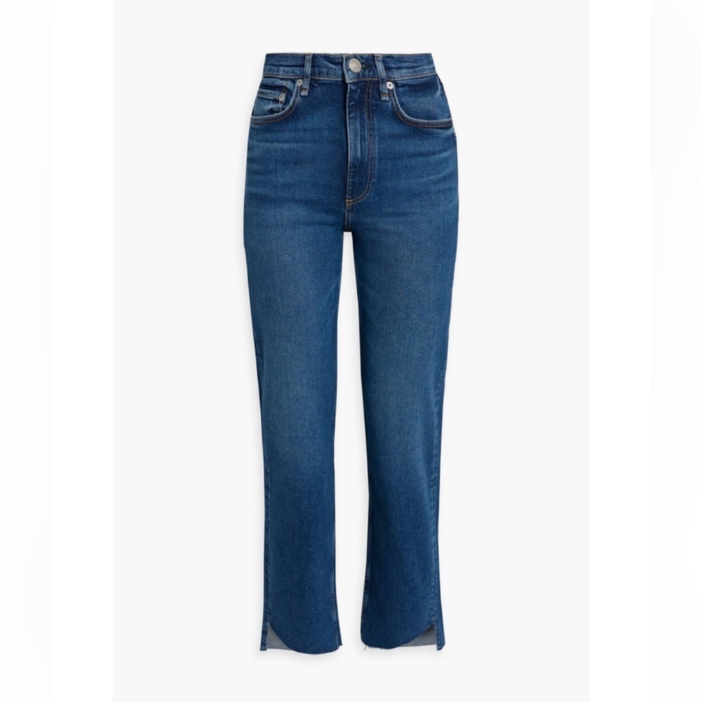 NWT RAG & BONE Cropped high-rise straight-leg jeans